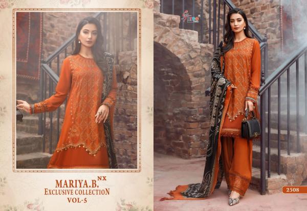 Shree Mariya B Exclusive Collection Vol 5 Nx Chiffon Dupatta Pakistani Suit